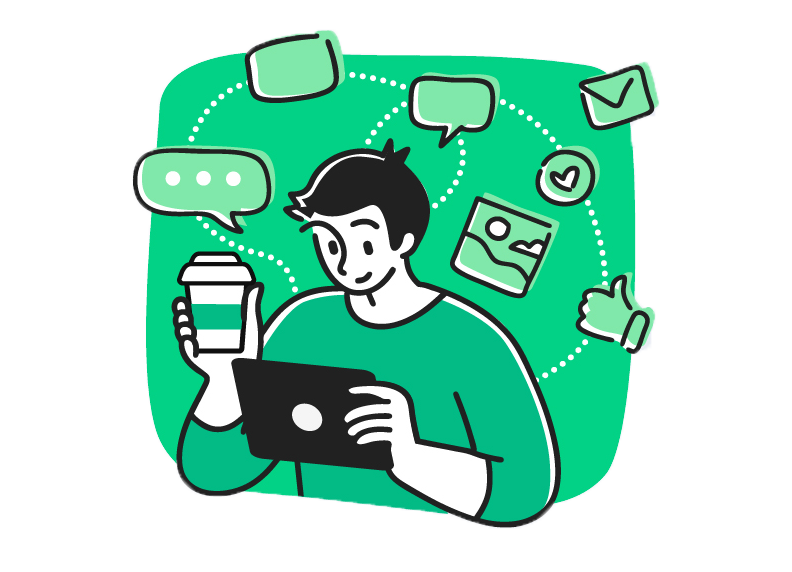 WhatsApp Business API illustration